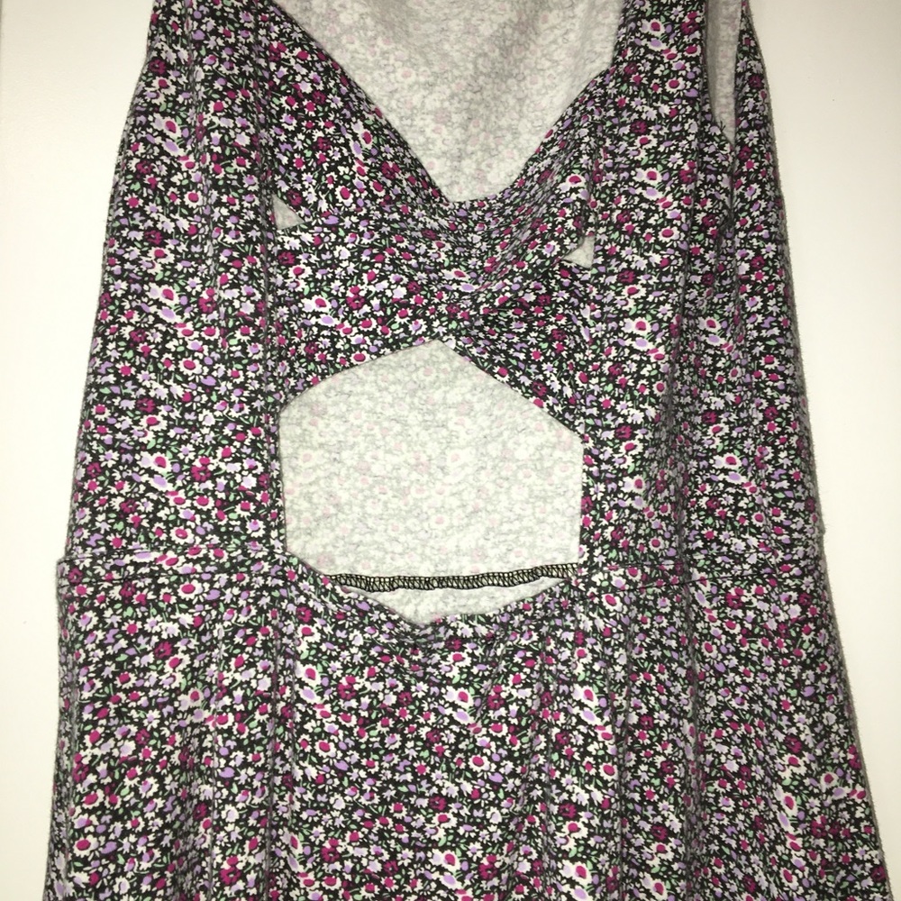 American Eagle Summer Dress with Back Cutout